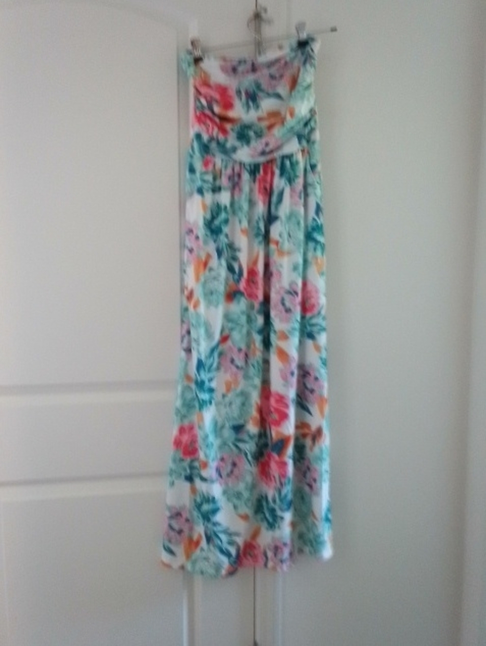 Grace Karin Strapless Dress. Casual Loose Long Maxi Dress With Pockets.